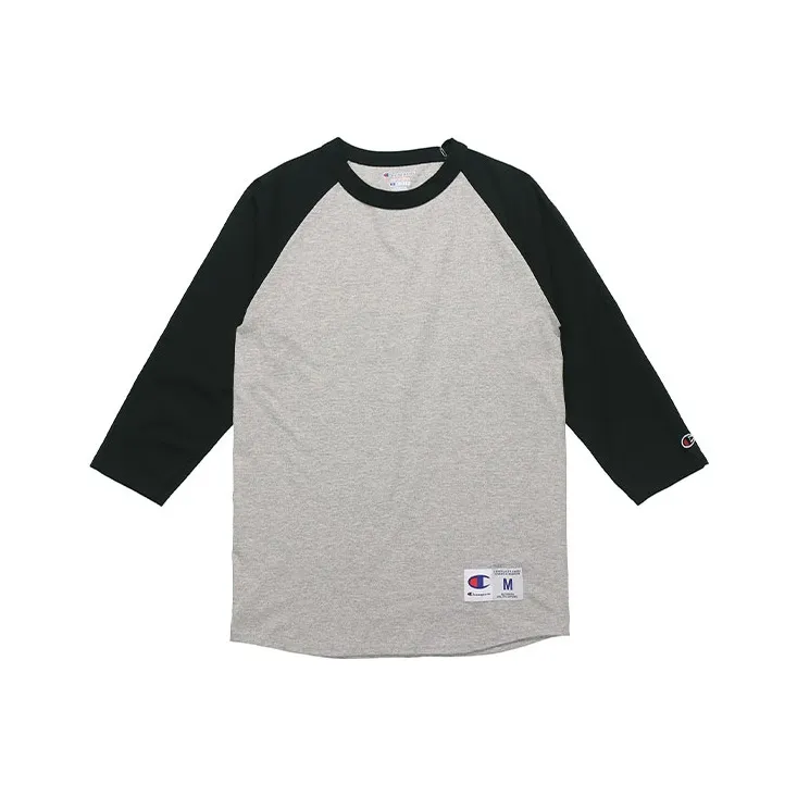 Champion T Shirt US Version Unisex Black Gray-0