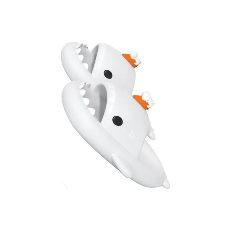 Yamada Hyakuju Slippers White, Pink-3