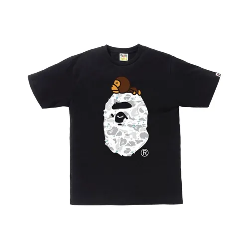 A BATHING APE Space Camo Milo On Big Ape Tee FW21