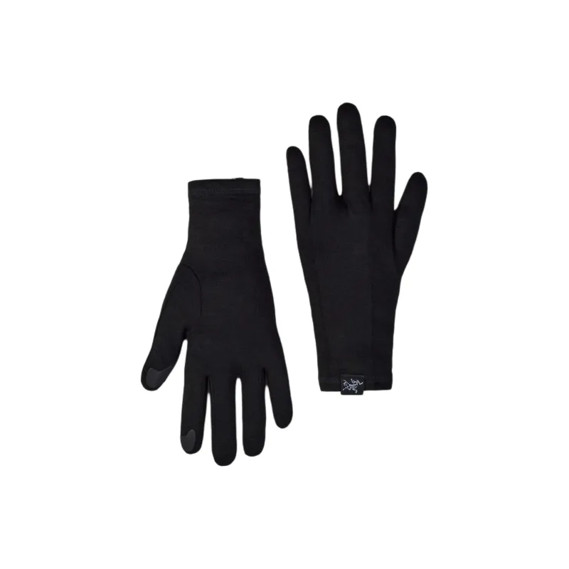 Arcteryx Wool/Cashmere Knit Gloves Men's Black-2