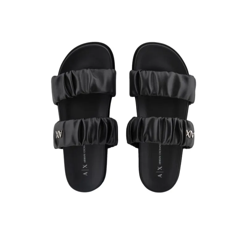 ARMANI EXCHANGEAE Slide Slippers Women's Black-3