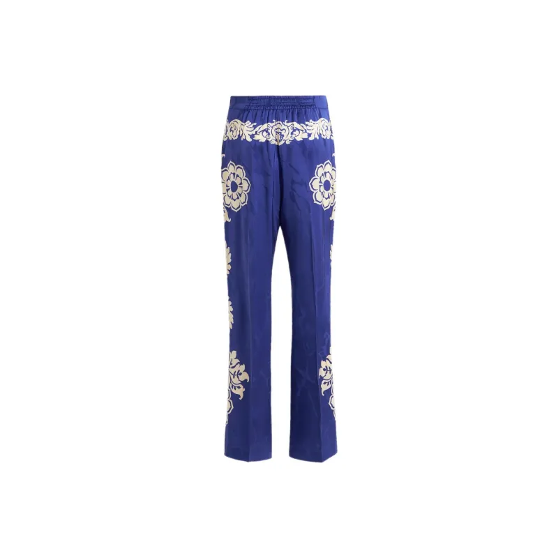 ETRO Floral Printed Straight Leg Trousers-1