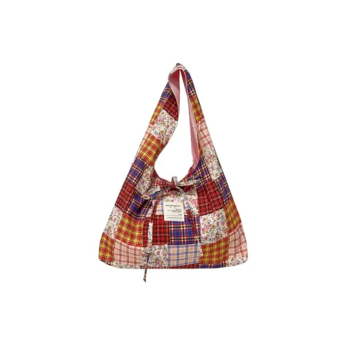 Parker Bear Canvas Shoulder Bag Women's Multicolor