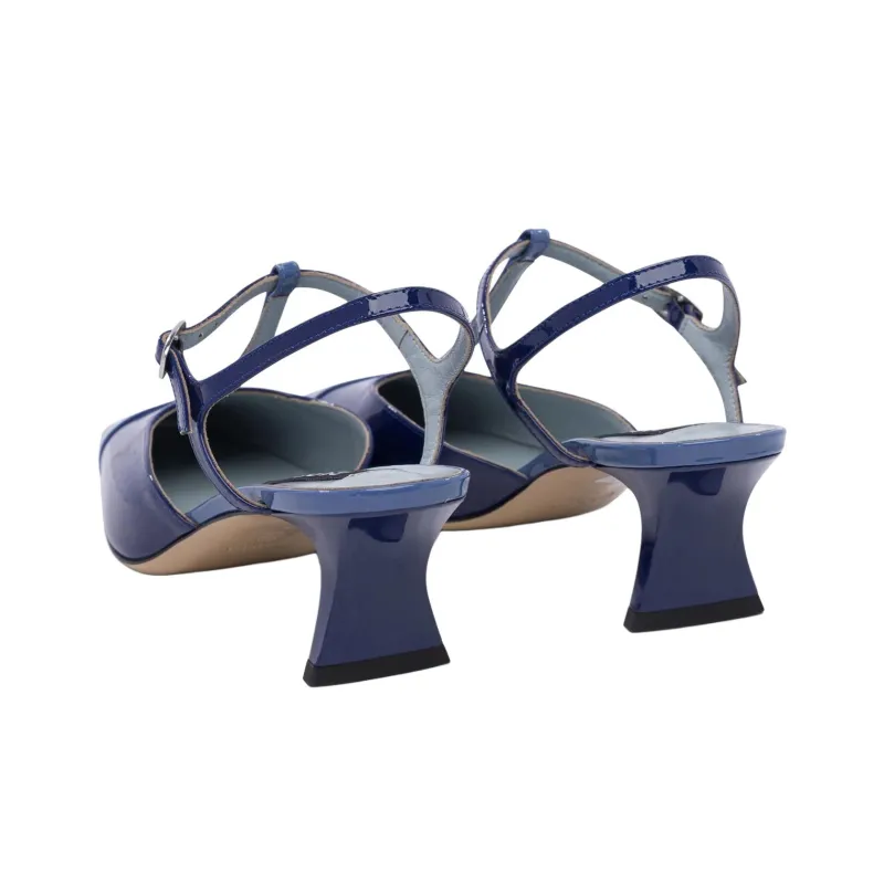Carel Irregular Heel High Heels Women's Blue-4