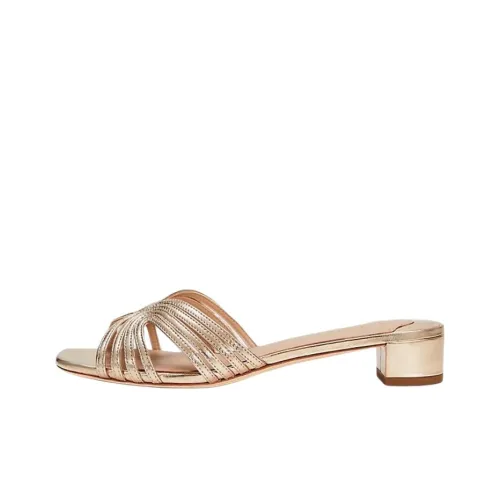 LAUREN RALPH LAUREN Slide Slippers Women's Gold