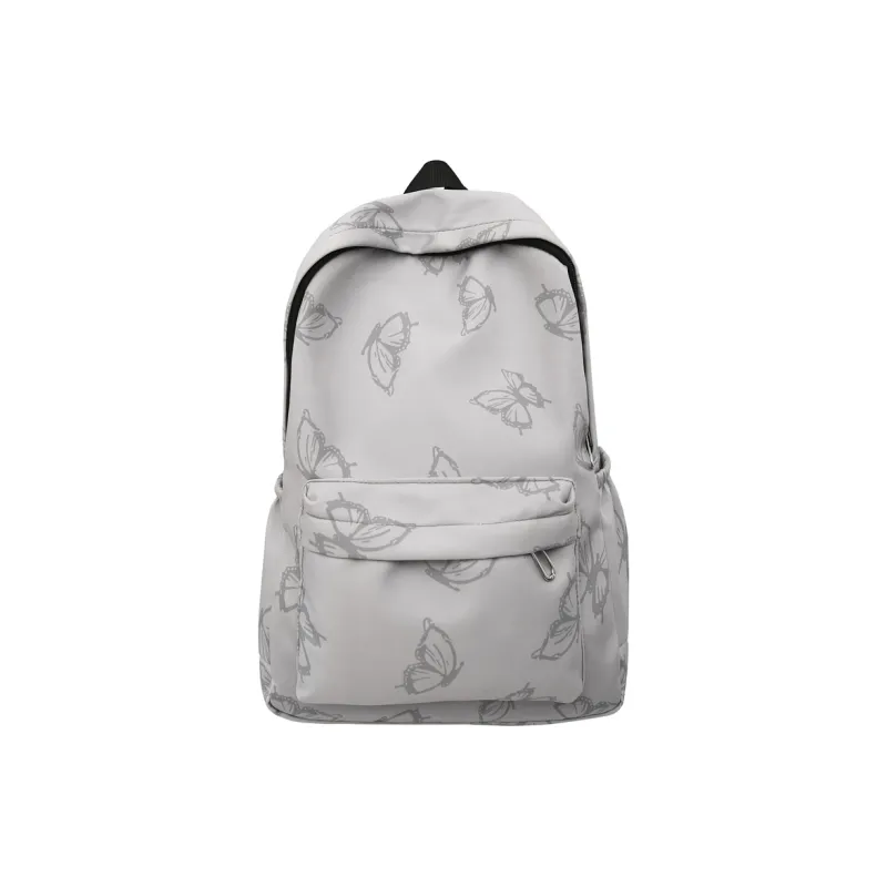 Parker Bear Nylon Backpack Regular Unisex Black/White/Green/Gray-9