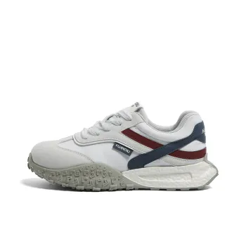 HUANQIU Anti Slip And Wear Resistant Height Increasing Low Top Casual Shoes Women's Gray Red