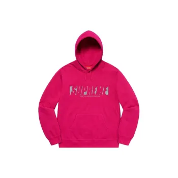 Supreme Reflective Cutout Hooded Sweatshirt