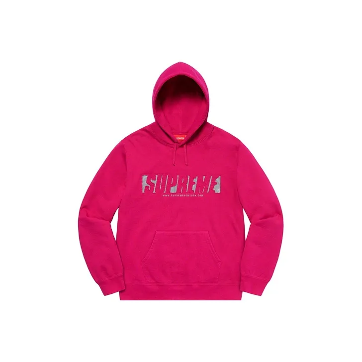 Supreme Reflective Cutout Hooded Sweatshirt-0