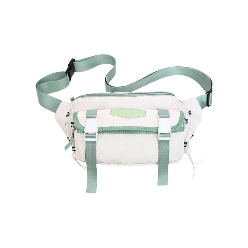 LUVISTRUE Nylon Sling Bag Unisex Gray/Black/Orange/Green/Blue-17
