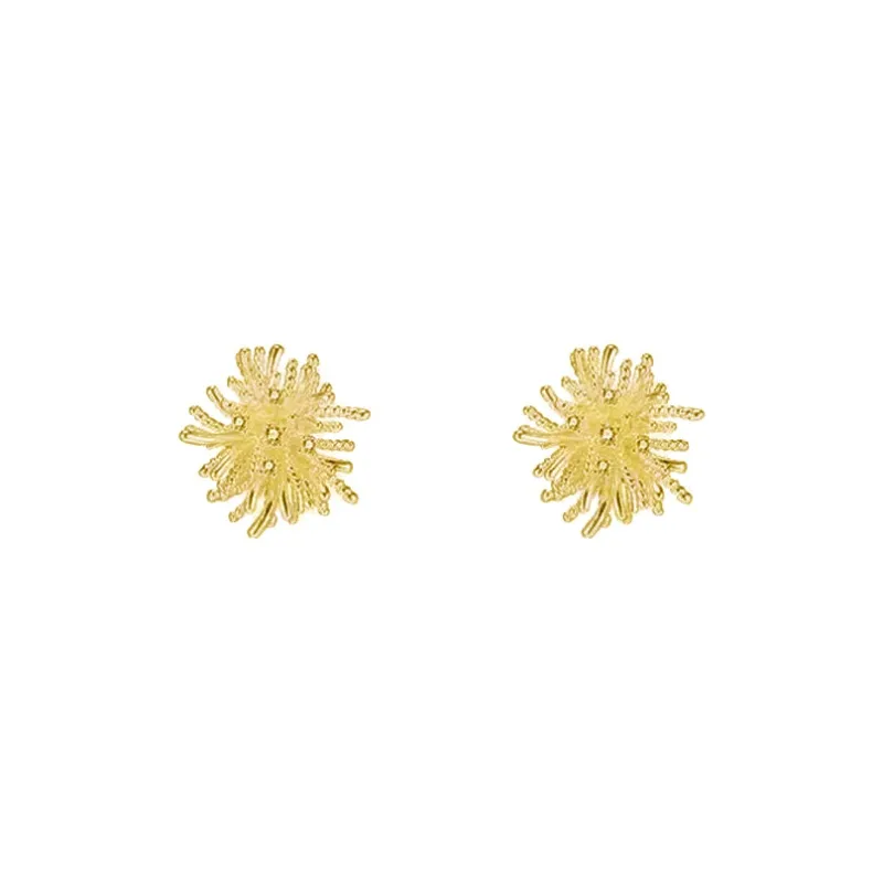 WAW Gold Plated Copper Zircon Earrings Women's-0