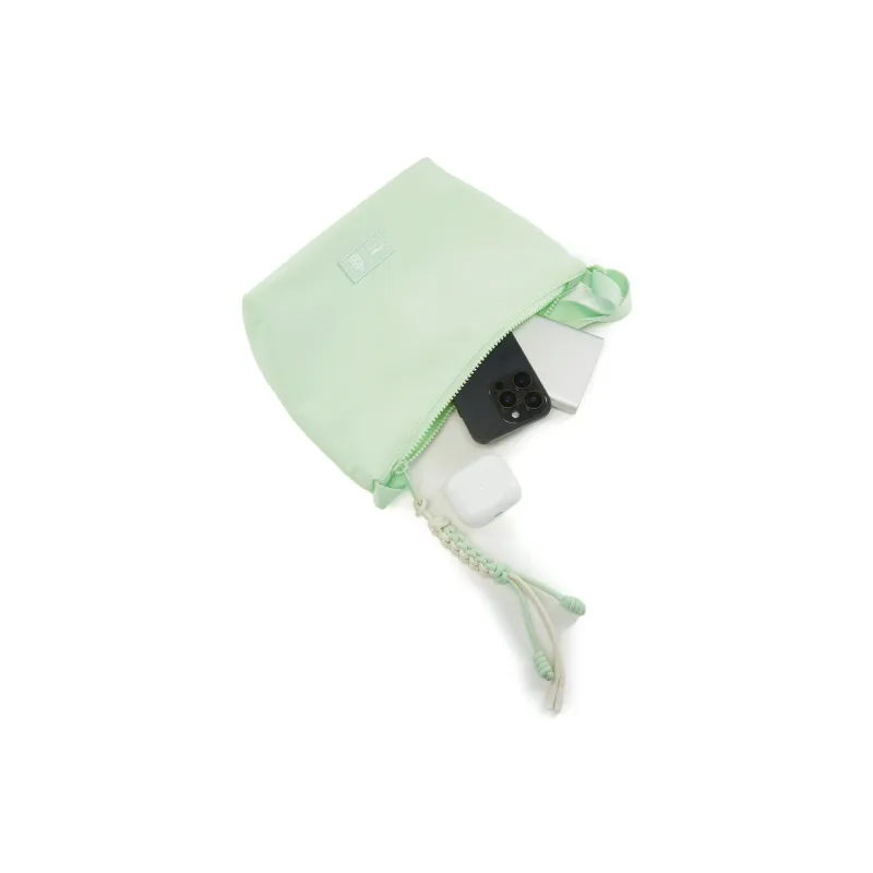 LINING Chinese Culture Series Crossbody Bags Water Wave Green-4