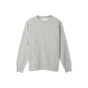 Champion Sweatshirt Japan Version Unisex Light Gray