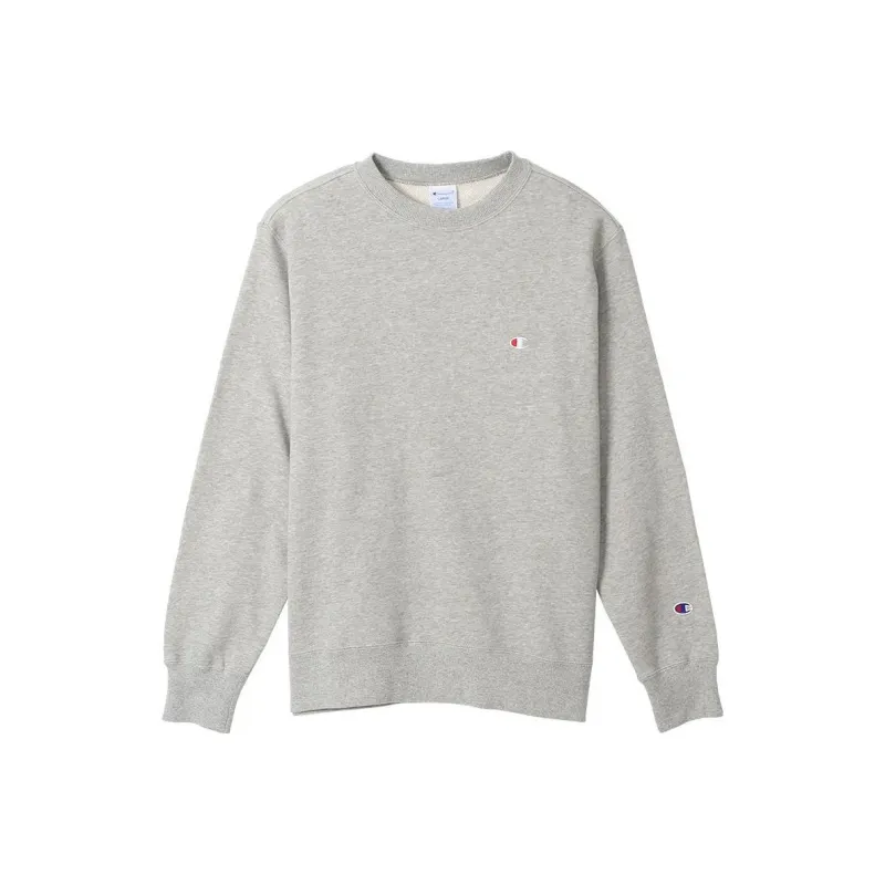 Champion Sweatshirt Japan Version Unisex Light Gray-0