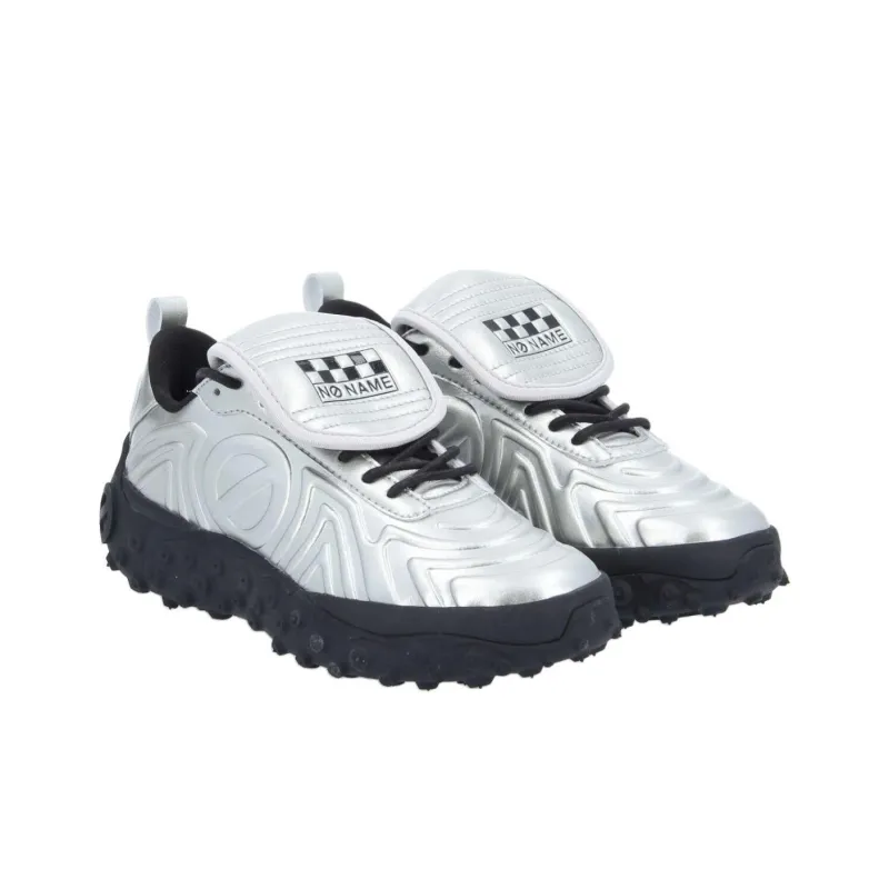 NO NAME Anti Slip Wear Resistant Low Top Casual Shoes Women's Silver-2