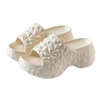 Ailise Slippers Khaki/White/Black