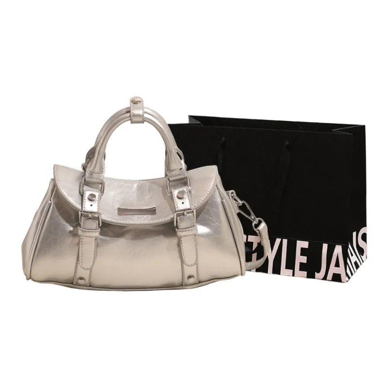 Cwatcun PU Boston Bag Handbags Women's Multicolor-7
