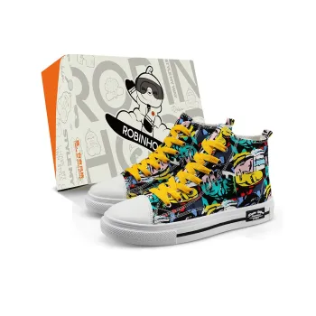 ROBINHOOD Coverage Cushioning Impact Resistance Wear Resistant High Top Skateboard Shoes Women's