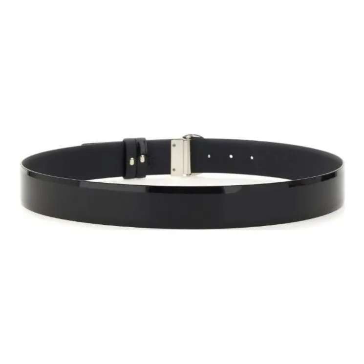 FANSIZHE Leather Belts Men's Black 4CM-1