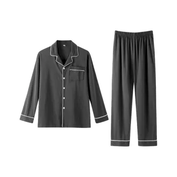 ZAO FU NIAO Pajama Set Men's Smoke Gray