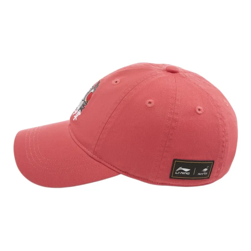 LiNing x Staple Polyamide, Polyester Baseball Caps Unisex Pink-1