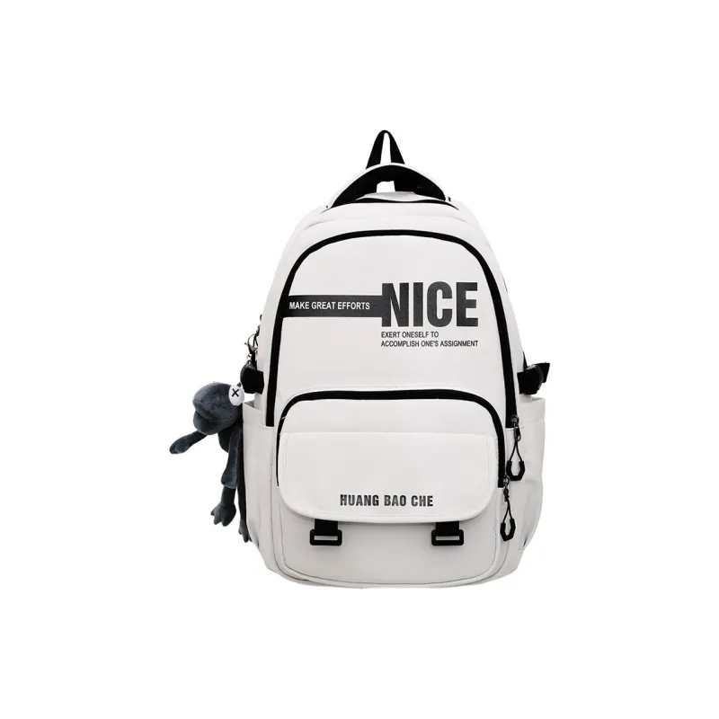 Alcohol Dragon Nylon Backpack Regular Unisex Multicolor-3