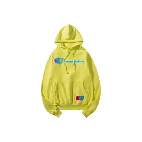 Champion Hooded Regular Sweatshirt US Version Unisex Yellow
