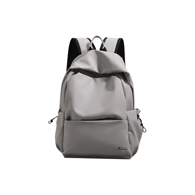 Mulinsen Nylon Backpack Regular Unisex Ecru/Black/Gray/Blue/Pink-2