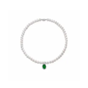 Zhongzhao Jewelry Pearl Necklaces Unisex