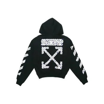 OFF WHITE Airport Tape Slim Hoodie