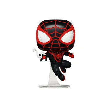 Funko Spider Man 2 Miles Morales Upgraded Red Suit Chibi Figures