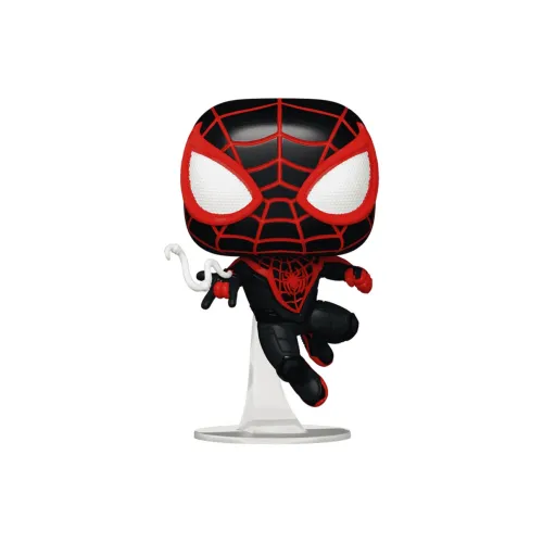 Funko Spider Man 2 Miles Morales Upgraded Red Suit Chibi Figures