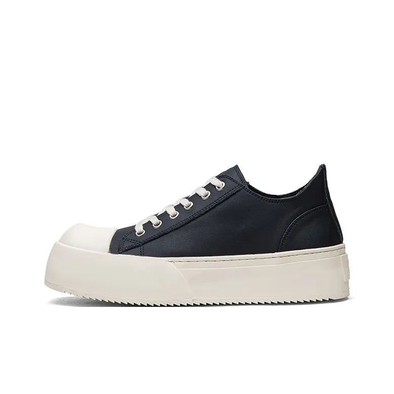 JIETEGONGYANG Low Top Skateboard Shoes Men's Black-0