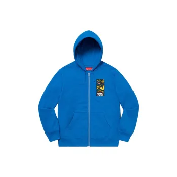 Supreme Disturbed Zip Up Hooded Sweatshirt