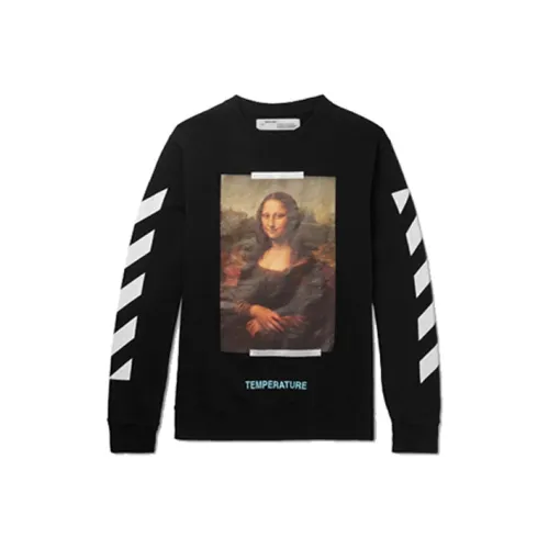 OFF WHITE Mona Lisa Series Sweatshirt Men's Black