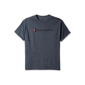 Champion Straight T Shirt US Version Unisex Dark Gray