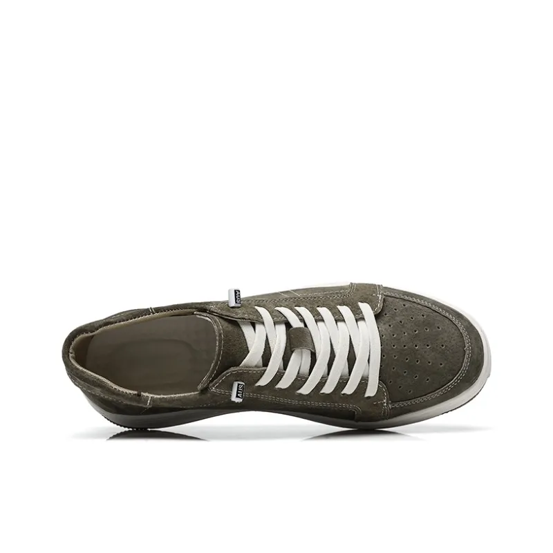 PLO CART Abrasion Resistant, Lightweight, And Breathable Low Top Skateboard Shoes Men's-2