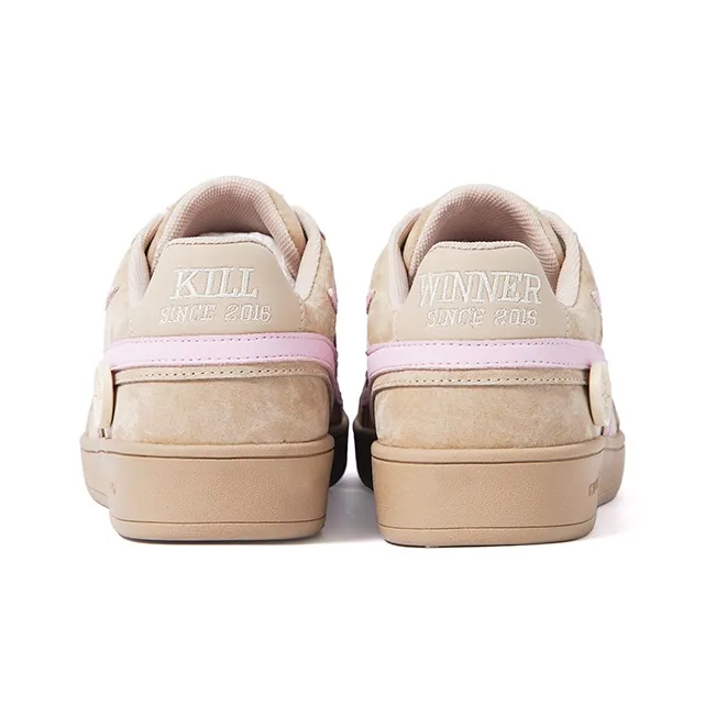KILLWINNER Anti Slip Wear Resistant Low Top Skateboard Shoes Women's Almond-4