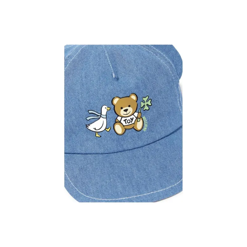 MOSCHINO Kids Bear motif Cap-2