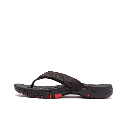 HOBIBEAR Odor Resistant Abrasion Resistant Slip Resistant Flip Flops Men's