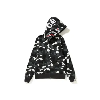 A BATHING APE City Camo Shark Full Zip Hoodie