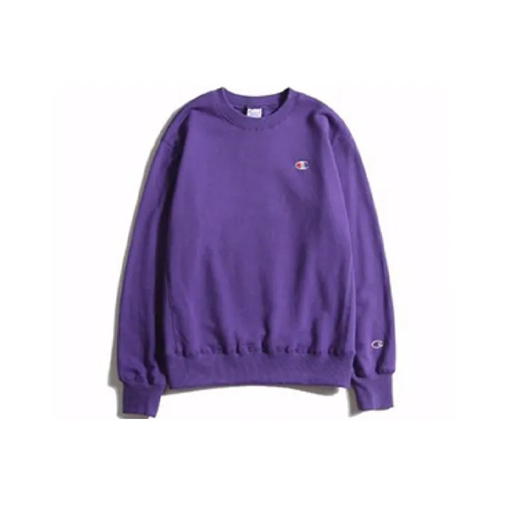Champion Sweatshirt US Version Unisex Purple-0