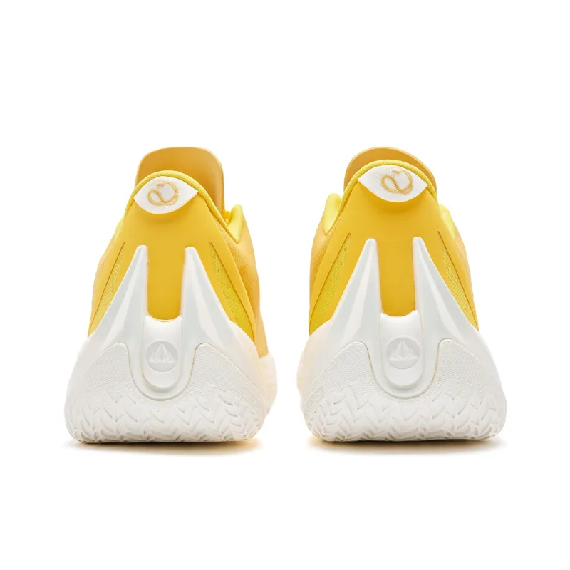 QIAODAN Poisonous Fangs 3.5 Basketball Shoes Men Low Top Spectral Yellow Ivory-4