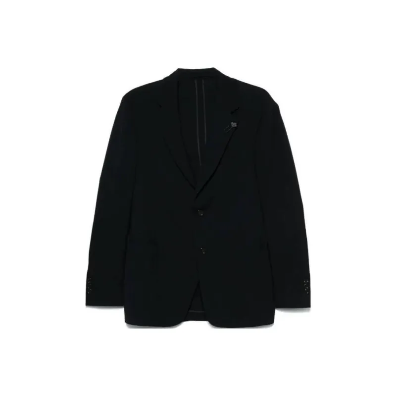 LARDINI Herringbone pattern Blazer-0