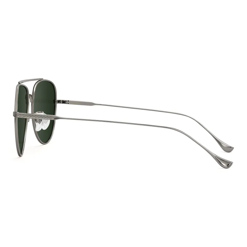 PULAIS Titanium Aviator Sunglasses Unisex-3
