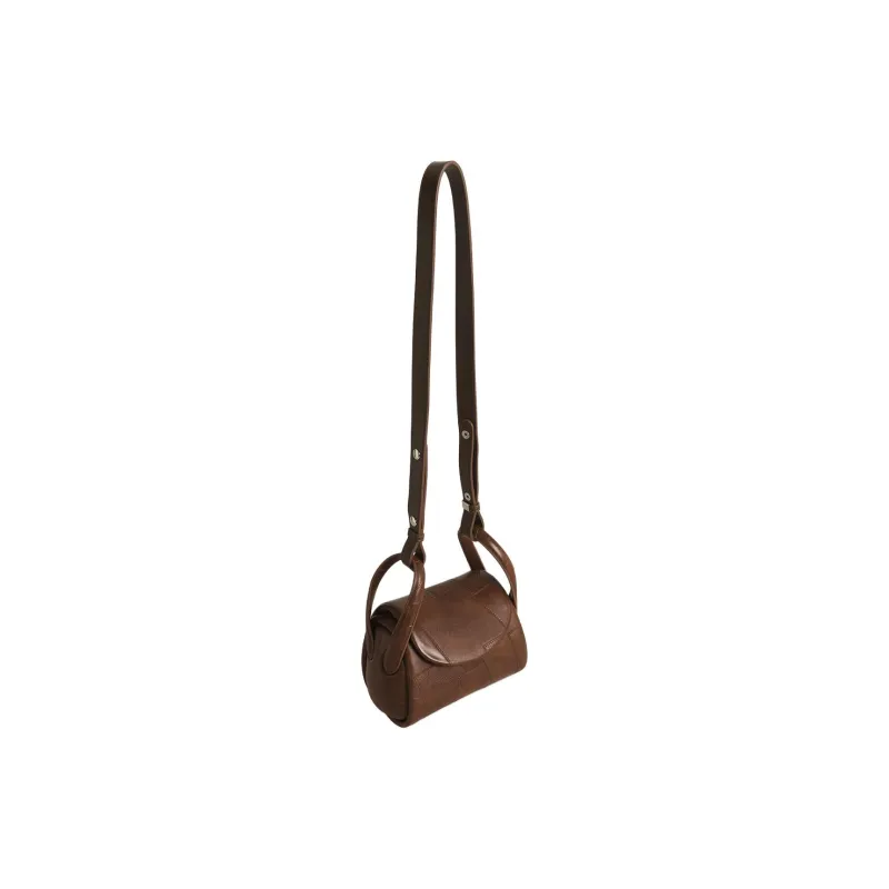Kikawa Card PU Crossbody Bag, Shoulder Bag Small Size Women's Coffee-3