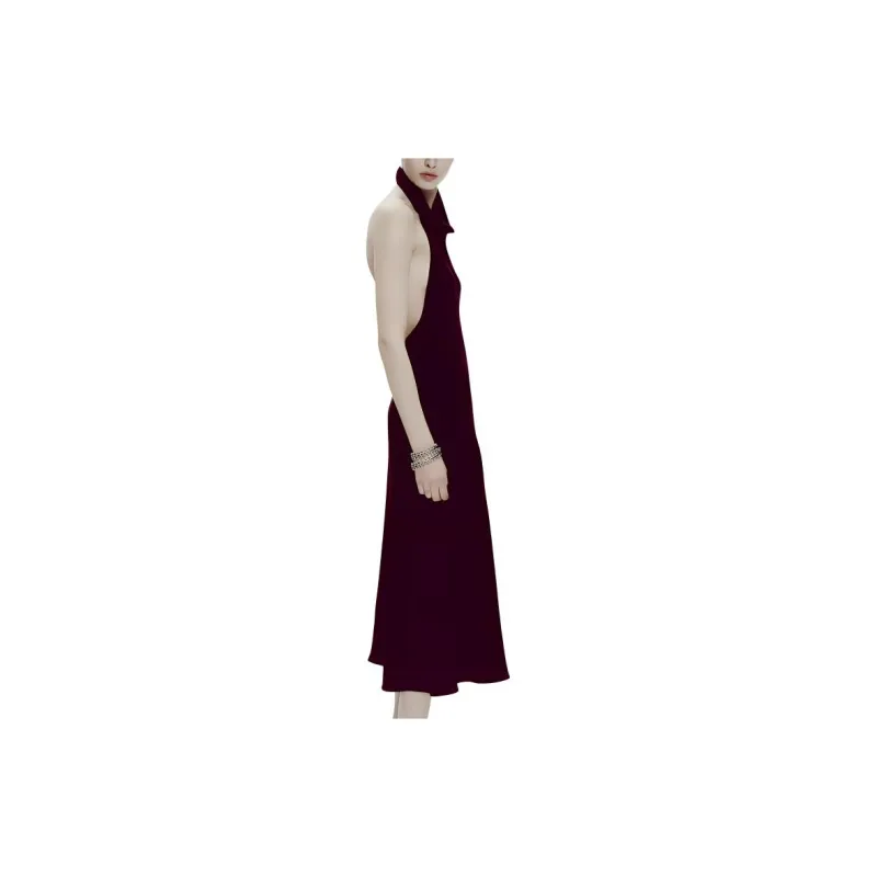 ZARA Valentine's Day Collection SS25 Sleeveless Dress Women's Burgundy-2