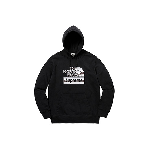 Supreme The North Face Metallic Logo Hooded Sweatshirt M Supreme The North Face Metallic Logo Hooded Sweatshirt M