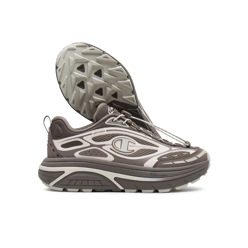 Champion Low Top Running Shoes Women's Coffee Bean Gray/Light Rose Red-1