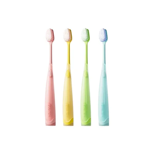 YOUNGELF Double Speed Refreshing Toothbrushes Cleaning Dental Calculus And Oral Stain Removal Pack Of 4